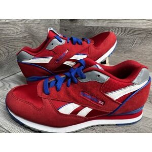 Reebok Classic Sneakers Red White Blue Mens Size 5.5